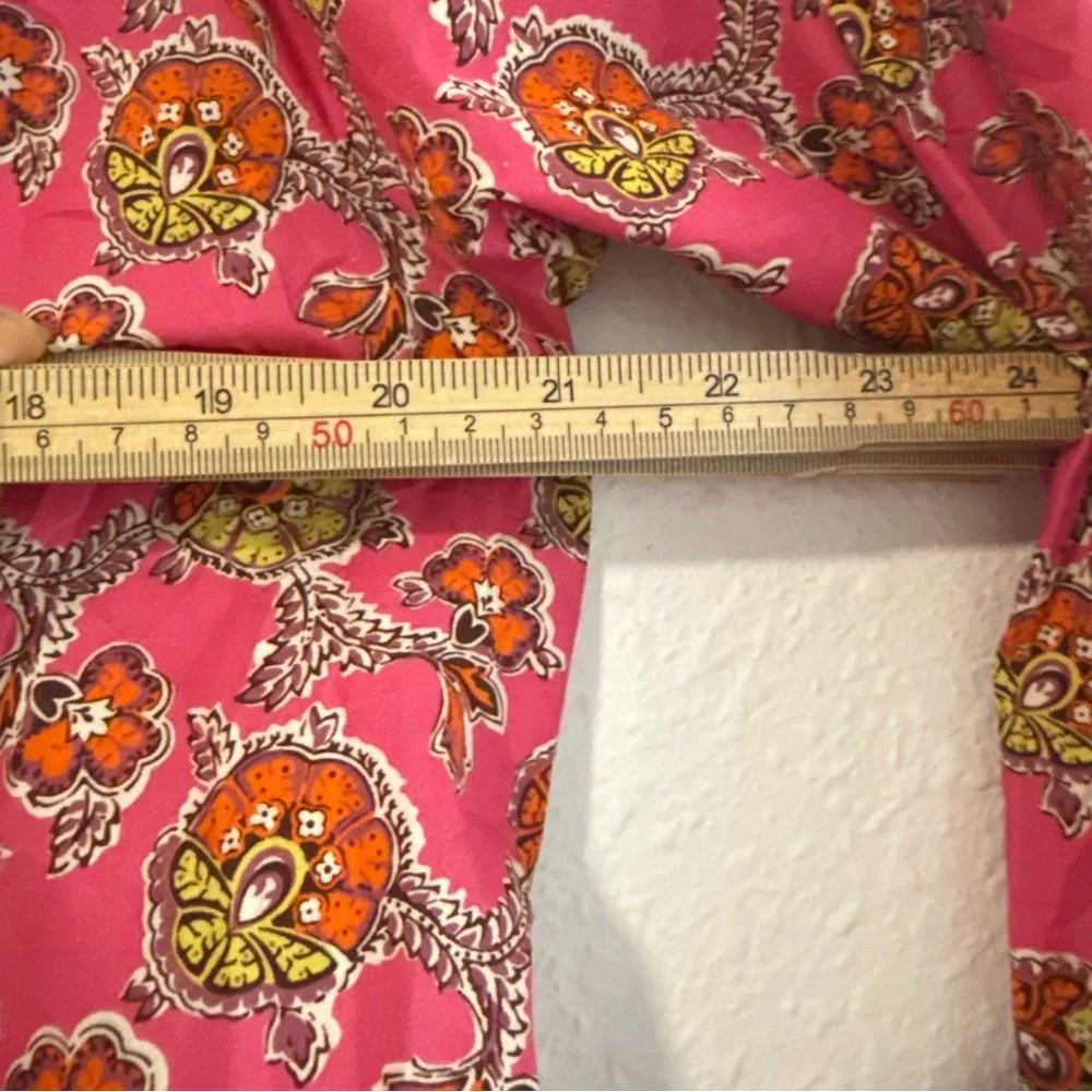 J. Crew Collection Tie-Waist Cotton‎ Poplin Dress in Ratti® Size M